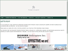 Tablet Screenshot of bighorn.ca